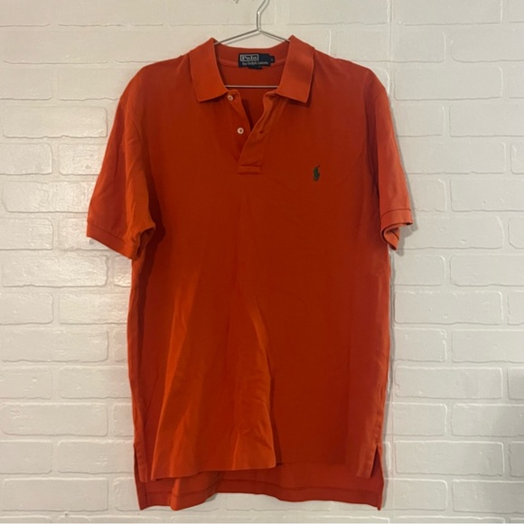 Ralph Lauren Other - Polo by Ralph Lauren Mens Shirt Orange Polo Shirt Classic Style Collared Large